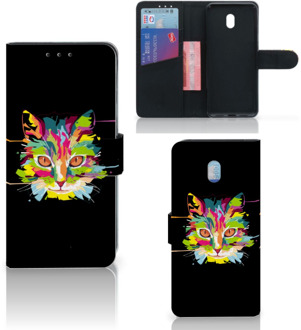 B2Ctelecom Xiaomi Redmi 8A Leuk Hoesje Cat Color