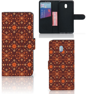 B2Ctelecom Xiaomi Redmi 8A Telefoon Hoesje Batik Brown