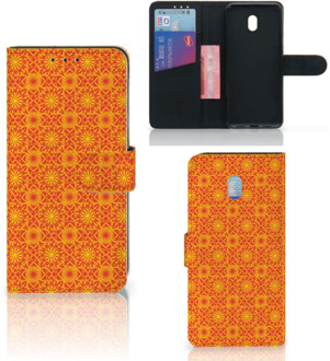 B2Ctelecom Xiaomi Redmi 8A Telefoon Hoesje Batik Orange