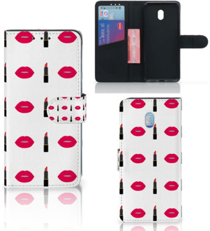 B2Ctelecom Xiaomi Redmi 8A Telefoon Hoesje Lipstick Kiss