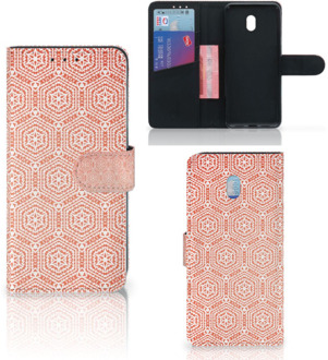 B2Ctelecom Xiaomi Redmi 8A Telefoon Hoesje Pattern Orange