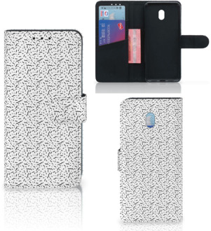 B2Ctelecom Xiaomi Redmi 8A Telefoon Hoesje Stripes Dots