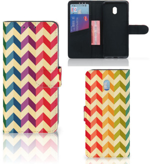 B2Ctelecom Xiaomi Redmi 8A Telefoon Hoesje Zigzag Color