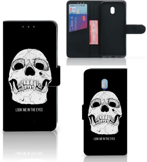 B2Ctelecom Xiaomi Redmi 8A Telefoonhoesje met Naam Skull Eyes