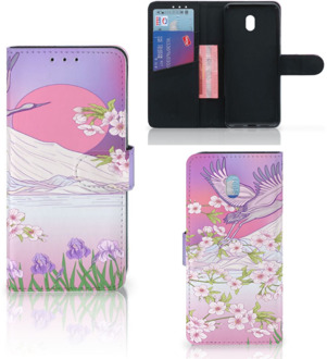 B2Ctelecom Xiaomi Redmi 8A Telefoonhoesje met Pasjes Bird Flying