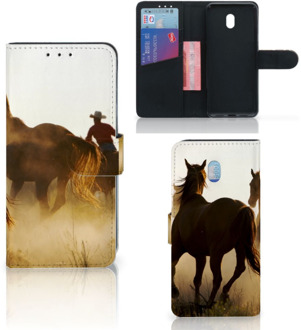 B2Ctelecom Xiaomi Redmi 8A Telefoonhoesje met Pasjes Design Cowboy