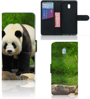 B2Ctelecom Xiaomi Redmi 8A Telefoonhoesje met Pasjes Panda