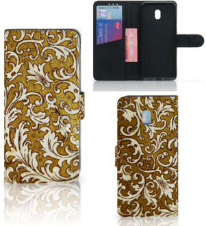 B2Ctelecom Xiaomi Redmi 8A Wallet Case Barok Goud