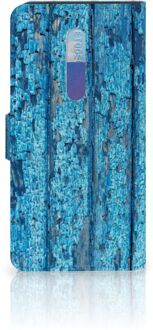 B2Ctelecom Xiaomi Redmi K20 Pro Book Style Case Blauw Wood