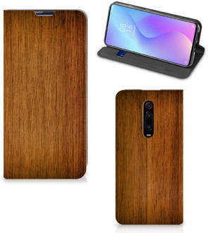 B2Ctelecom Xiaomi Redmi K20 Pro Book Wallet Case Donker Hout