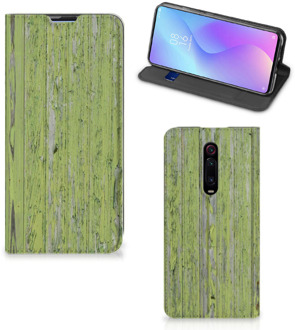 B2Ctelecom Xiaomi Redmi K20 Pro Book Wallet Case Green Wood