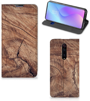 B2Ctelecom Xiaomi Redmi K20 Pro Book Wallet Case Tree Trunk