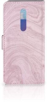 B2Ctelecom Xiaomi Redmi K20 Pro Bookcase Marble Roze