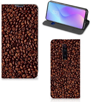 B2Ctelecom Xiaomi Redmi K20 Pro Flip Style Cover Koffiebonen