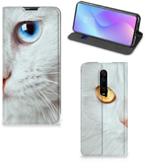 B2Ctelecom Xiaomi Redmi K20 Pro Hoesje maken Witte Kat