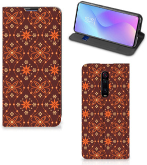 B2Ctelecom Xiaomi Redmi K20 Pro Hoesje met Magneet Batik Brown