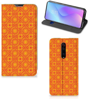 B2Ctelecom Xiaomi Redmi K20 Pro Hoesje met Magneet Batik Orange