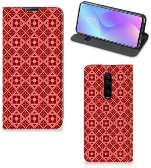 B2Ctelecom Xiaomi Redmi K20 Pro Hoesje met Magneet Batik Red