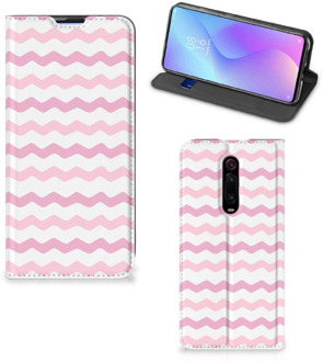 B2Ctelecom Xiaomi Redmi K20 Pro Hoesje met Magneet Waves Roze