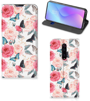 B2Ctelecom Xiaomi Redmi K20 Pro Smart Cover Butterfly Roses