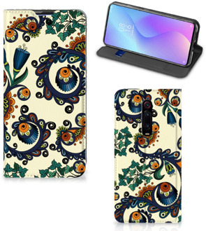 B2Ctelecom Xiaomi Redmi K20 Pro Telefoon Hoesje Barok Flower