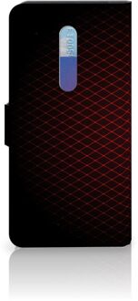 B2Ctelecom Xiaomi Redmi K20 Pro Telefoon Hoesje Geruit Rood