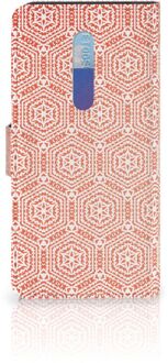 B2Ctelecom Xiaomi Redmi K20 Pro Telefoon Hoesje Pattern Orange