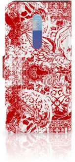 B2Ctelecom Xiaomi Redmi K20 Pro Telefoonhoesje met Naam Angel Skull Red