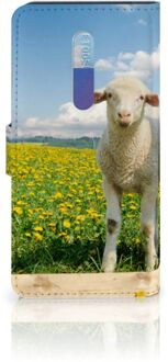 B2Ctelecom Xiaomi Redmi K20 Pro Telefoonhoesje met Pasjes Schaap en Lammetje