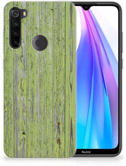 B2Ctelecom Xiaomi Redmi Note 8T Bumper Hoesje Green Wood