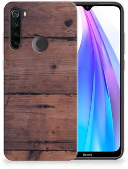 B2Ctelecom Xiaomi Redmi Note 8T Bumper Hoesje Old Wood