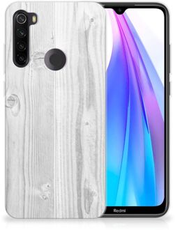 B2Ctelecom Xiaomi Redmi Note 8T Bumper Hoesje White Wood