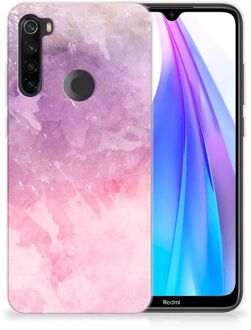 B2Ctelecom Xiaomi Redmi Note 8T Hoesje maken Pink Purple Paint