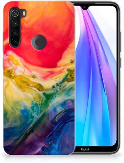 B2Ctelecom Xiaomi Redmi Note 8T Hoesje maken Watercolor Dark