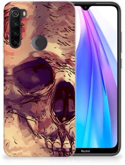 B2Ctelecom Xiaomi Redmi Note 8T Silicone Back Case Skullhead