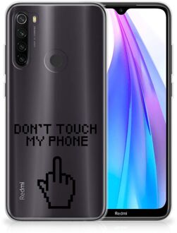 B2Ctelecom Xiaomi Redmi Note 8T Silicone-hoesje Finger DTMP