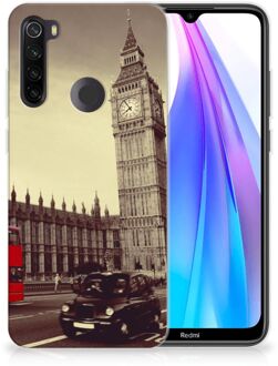 B2Ctelecom Xiaomi Redmi Note 8T Siliconen Back Cover Londen