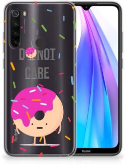 B2Ctelecom Xiaomi Redmi Note 8T Siliconen Case Donut Roze