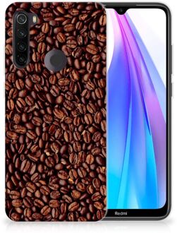 B2Ctelecom Xiaomi Redmi Note 8T Siliconen Case Koffiebonen