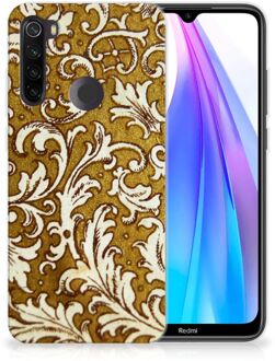 B2Ctelecom Xiaomi Redmi Note 8T Siliconen Hoesje Barok Goud