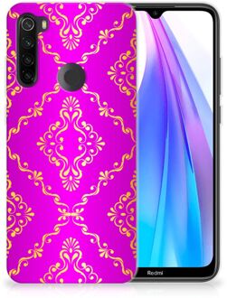 B2Ctelecom Xiaomi Redmi Note 8T Siliconen Hoesje Barok Roze