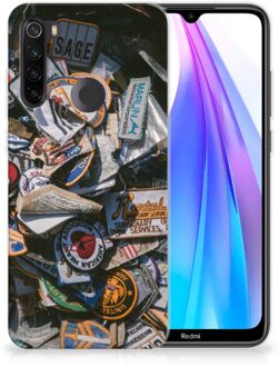 B2Ctelecom Xiaomi Redmi Note 8T Siliconen Hoesje met foto Badges