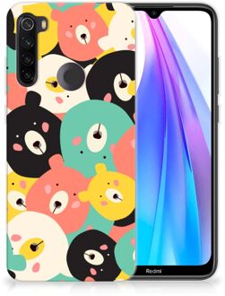 B2Ctelecom Xiaomi Redmi Note 8T Telefoonhoesje met Naam Bears