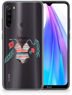 B2Ctelecom Xiaomi Redmi Note 8T Telefoonhoesje met Naam Boho Summer