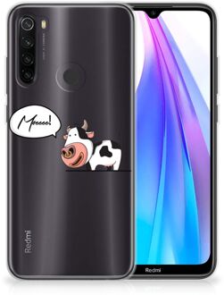 B2Ctelecom Xiaomi Redmi Note 8T Telefoonhoesje met Naam Cow