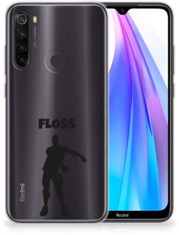 B2Ctelecom Xiaomi Redmi Note 8T Telefoonhoesje met Naam Floss