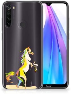 B2Ctelecom Xiaomi Redmi Note 8T Telefoonhoesje met Naam Horse Color