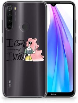 B2Ctelecom Xiaomi Redmi Note 8T Telefoonhoesje met Naam i Can