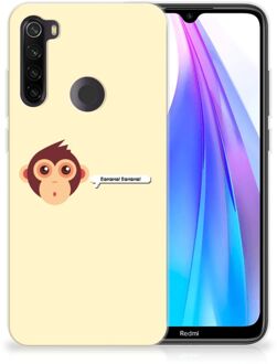 B2Ctelecom Xiaomi Redmi Note 8T Telefoonhoesje met Naam Monkey