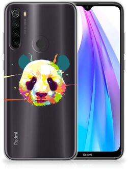 B2Ctelecom Xiaomi Redmi Note 8T Telefoonhoesje met Naam Panda Color